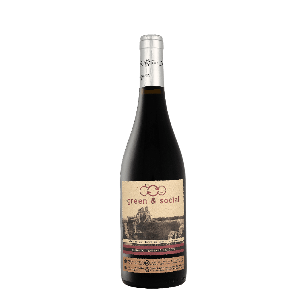 Cuatro Rayas Vdt Tempranillo Green & Social  0.75 liter