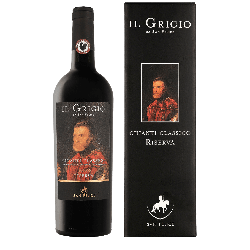 San Felice Chianti Cl. Il Grigio Riserva Magnum  + GB 1.50 liter