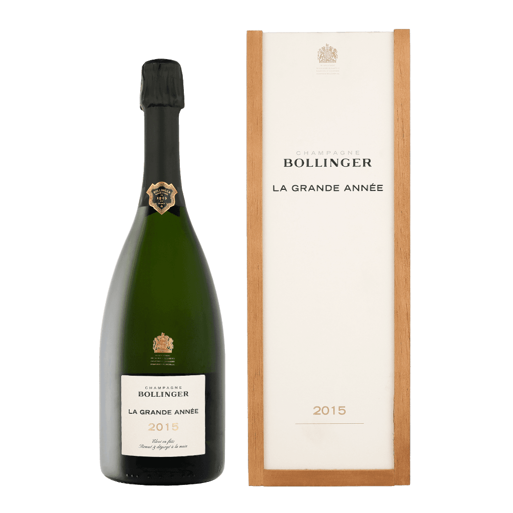 Bollinger La Grande Annee DF-Label + Wooden GB 0.75 liter