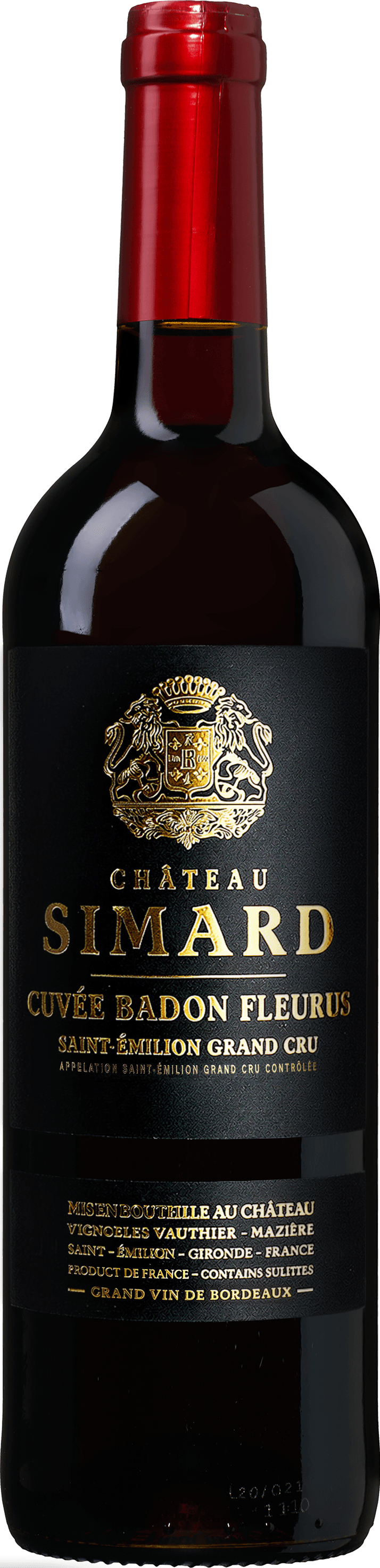 Château Simard Cuvée Badon Fleurus Saint-Émilion Grand Cru